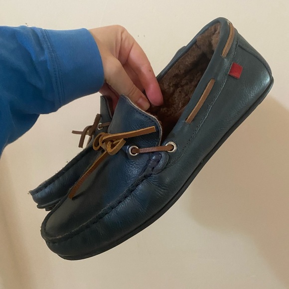 MARC JOSEPH NEW YORK ROCKEFELLER GENUINE SHEARLING  LINED DRIVING SHOE SIZE 7 - Picture 9 of 12